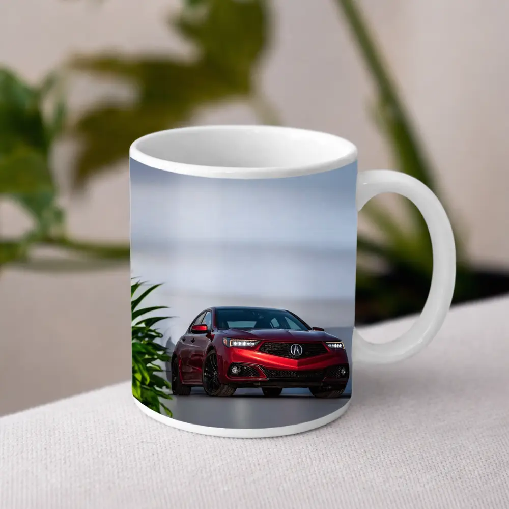 Acura TLX Red Sedan Studio Setting – Mugs