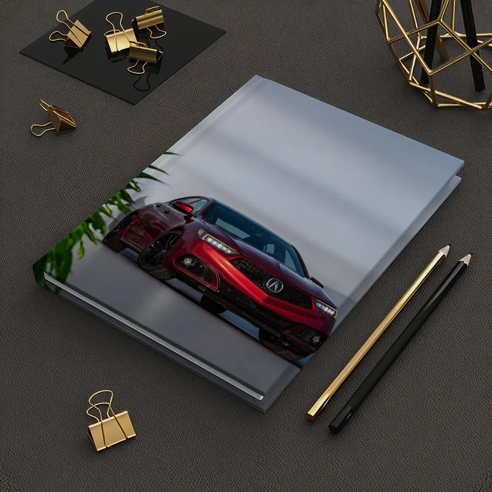 Acura TLX Red Sedan Studio Setting – Notebooks