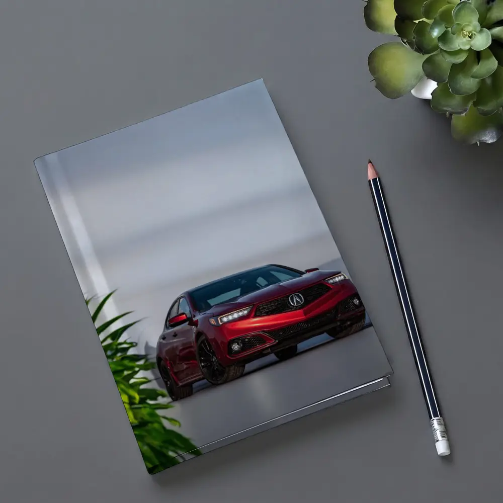 Acura TLX Red Sedan Studio Setting – Notebooks