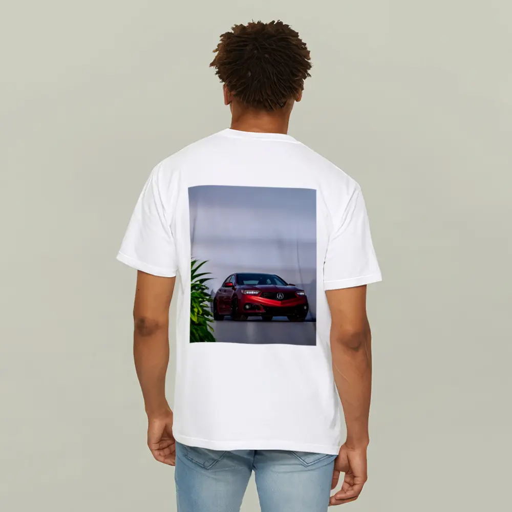 Acura TLX Red Sedan Studio Setting – T-Shirts
