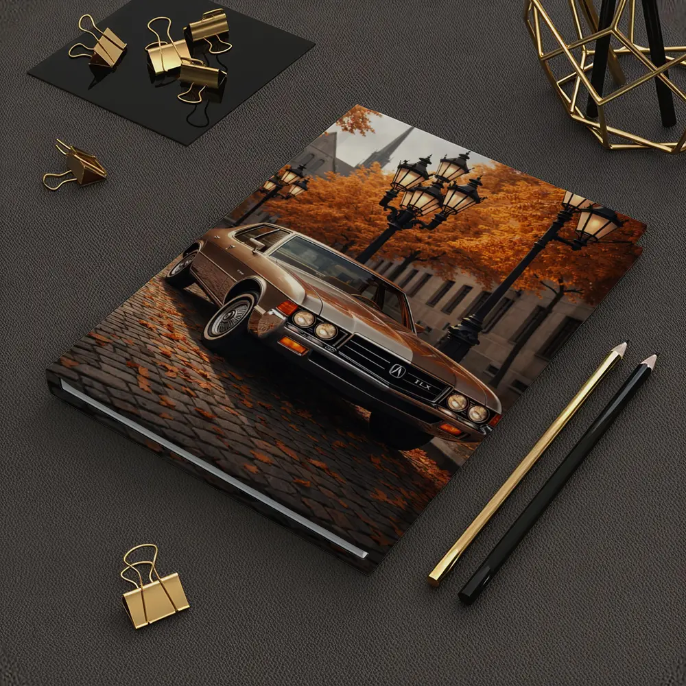 Acura TLX Classic Car Autumn Street Scene – Notebooks