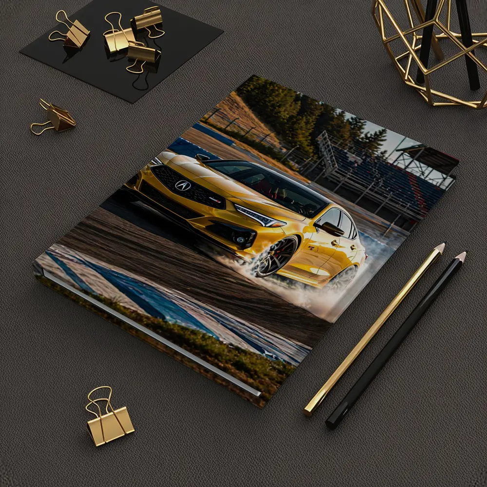 Acura TLX Type S Yellow Track Drift – Notebooks