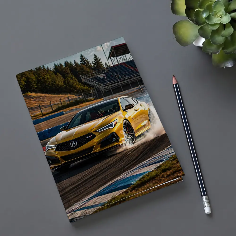 Acura TLX Type S Yellow Track Drift – Notebooks