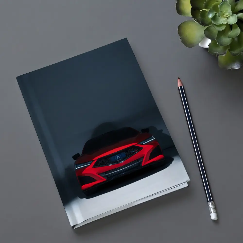 Acura TLX Red Front View Dark Studio – Notebooks