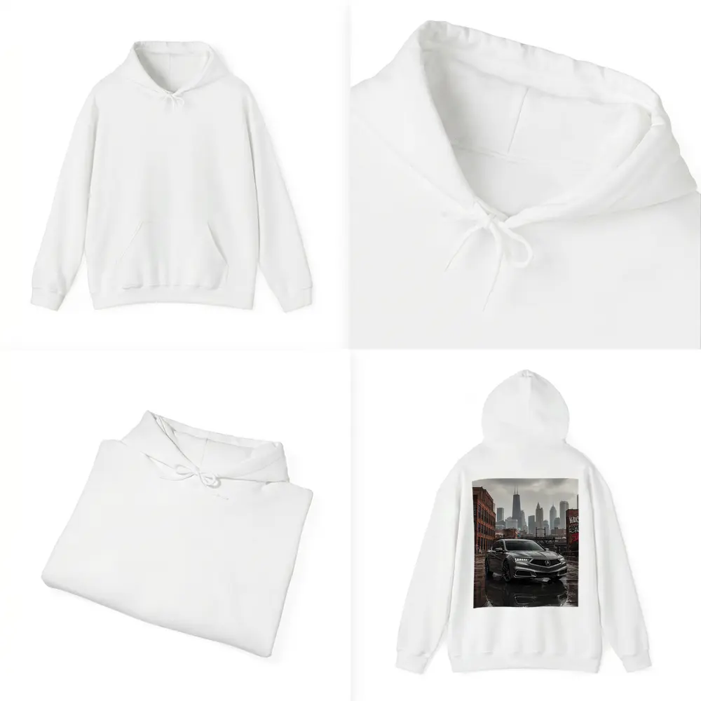 Acura TLX Sedan Rainy City Street – Hoodies