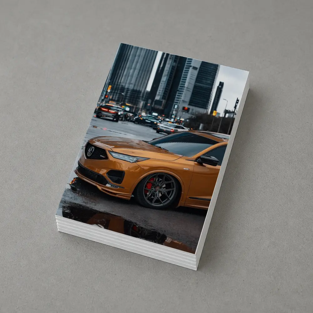 Acura MDX Type S Orange City Street – Postcards