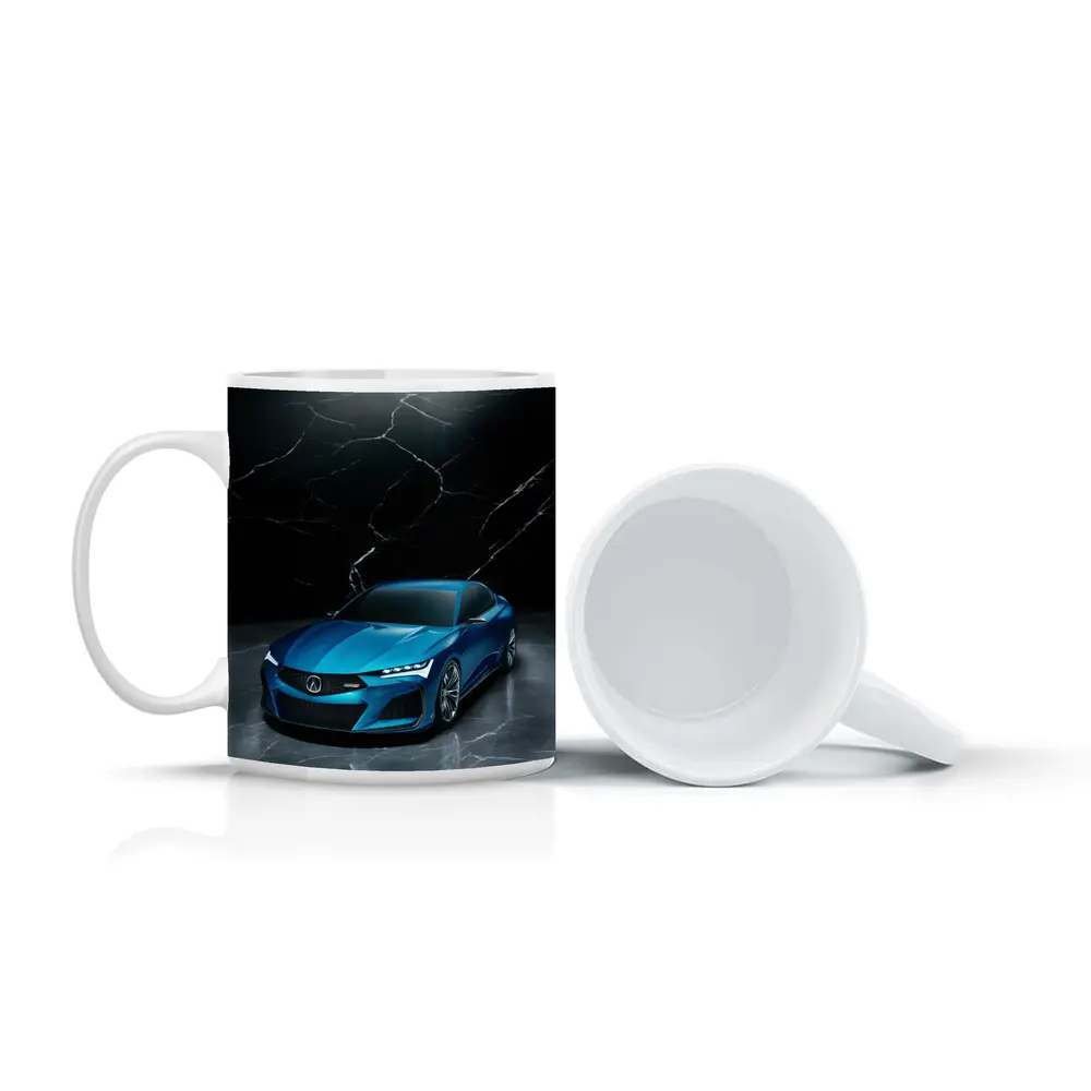 Acura Type S Concept Blue Marble Background – Mugs