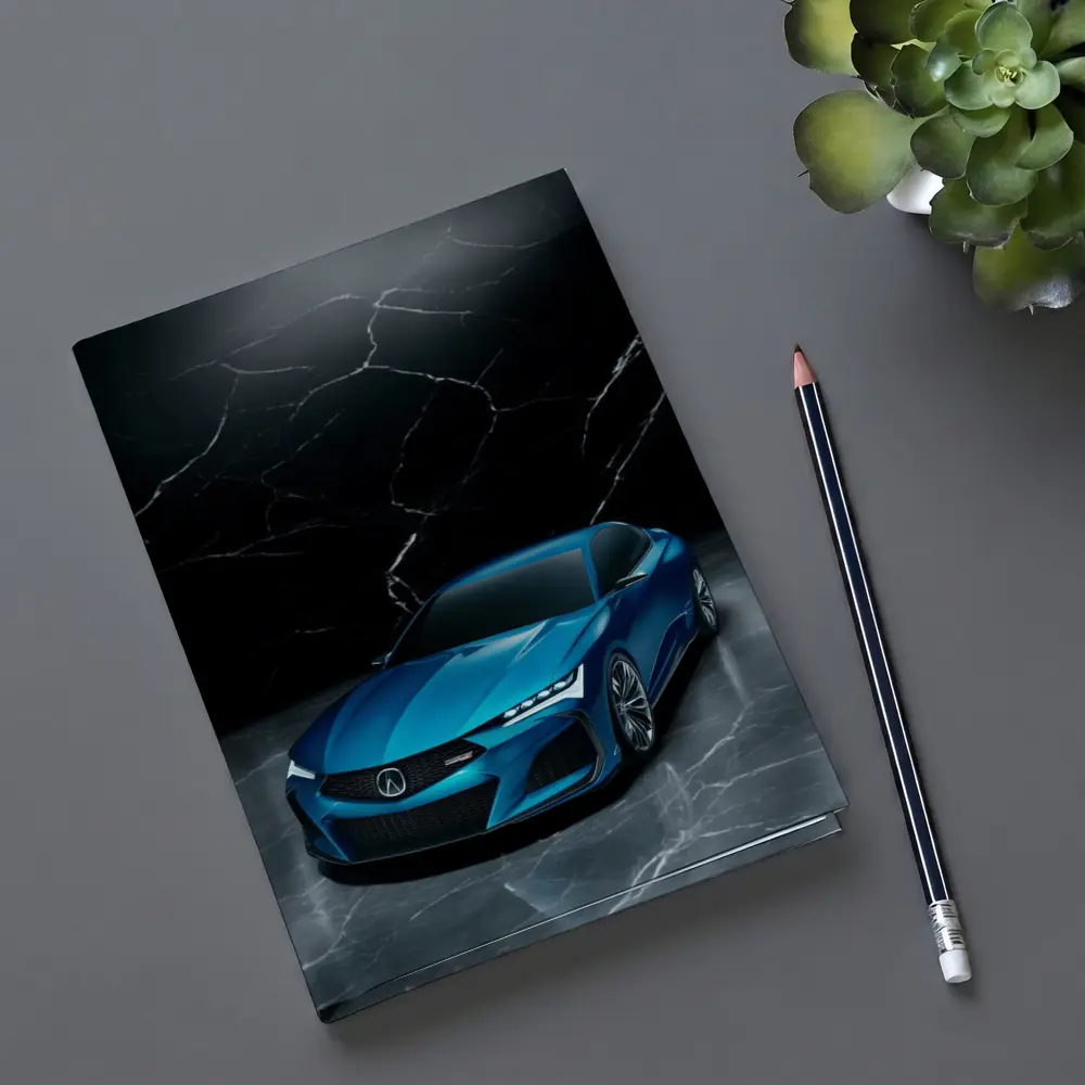 Acura Type S Concept Blue Marble Background – Notebooks