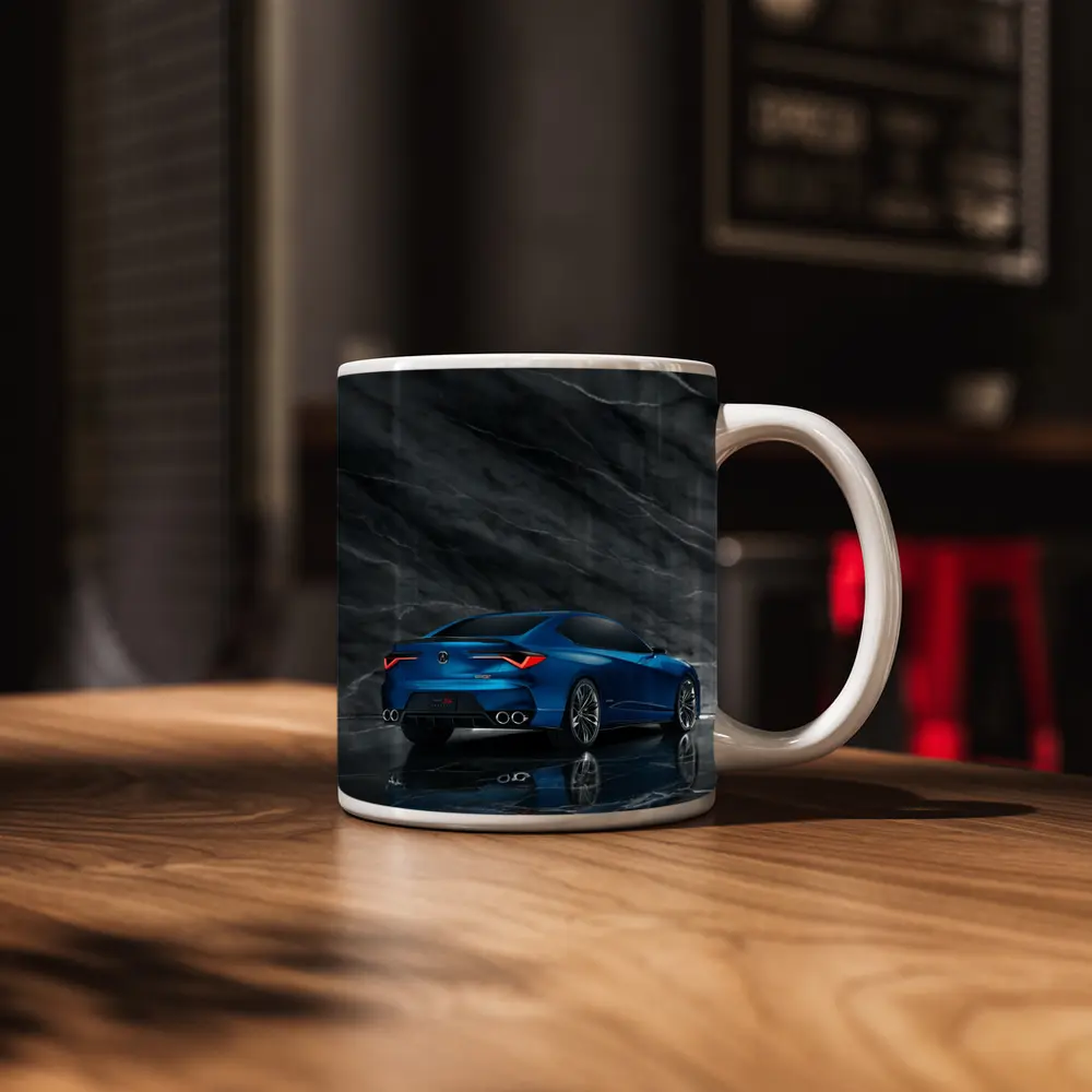 Acura Type S Concept Blue Marble Background – Mugs