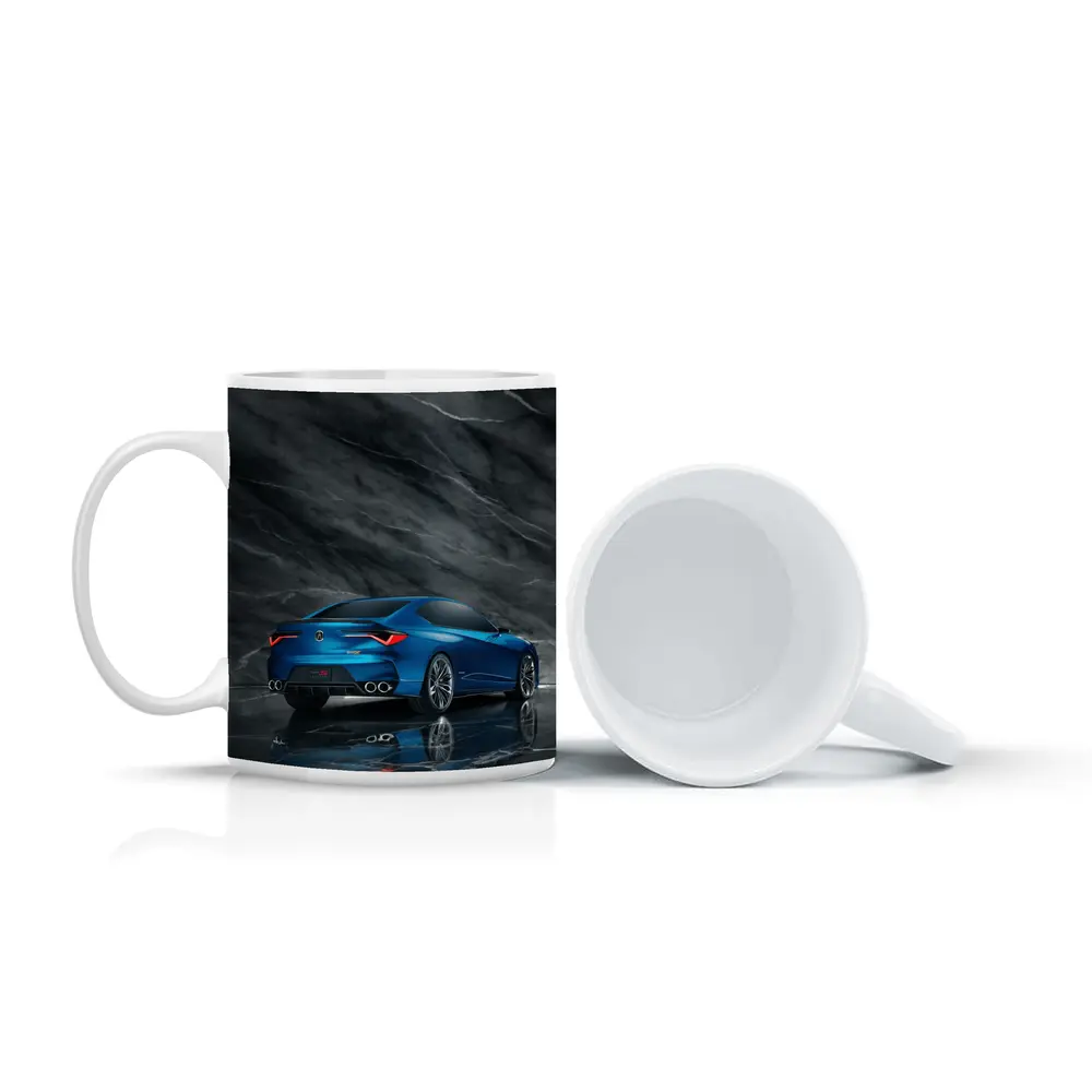 Acura Type S Concept Blue Marble Background – Mugs