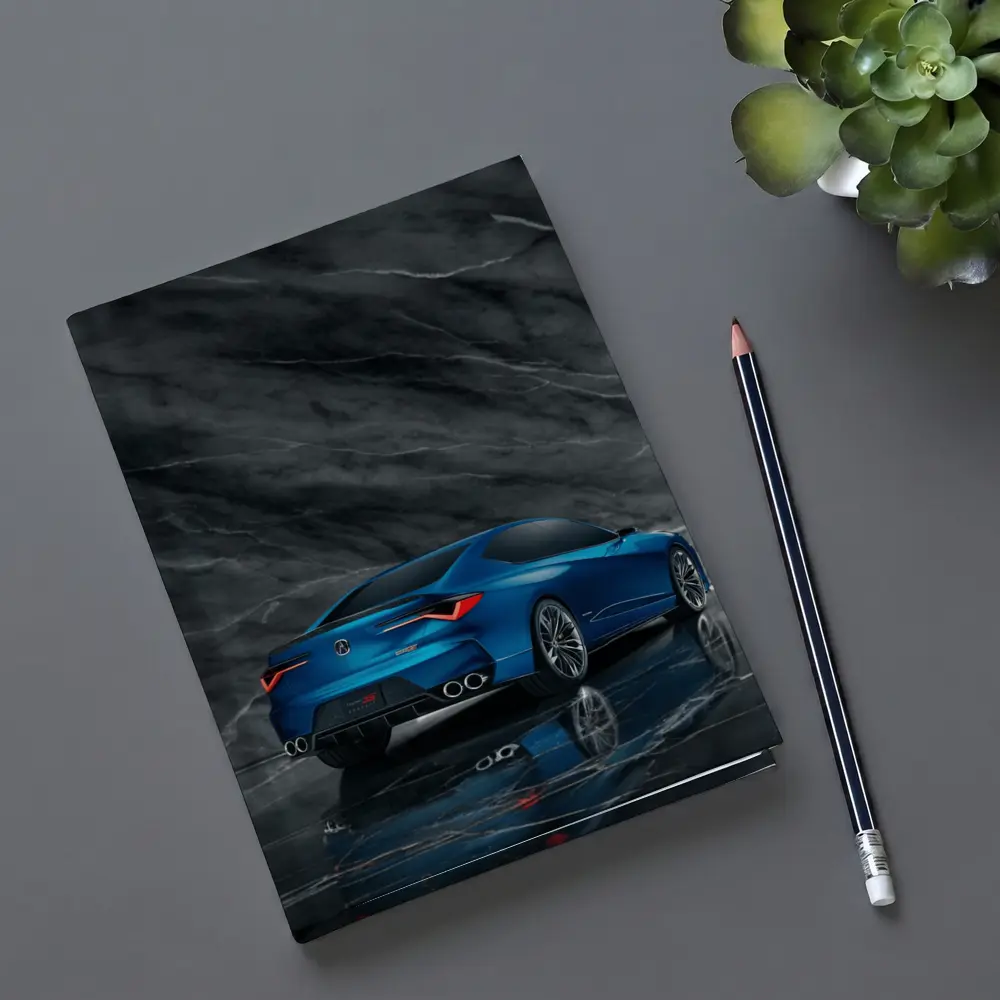 Acura Type S Concept Blue Marble Background – Notebooks