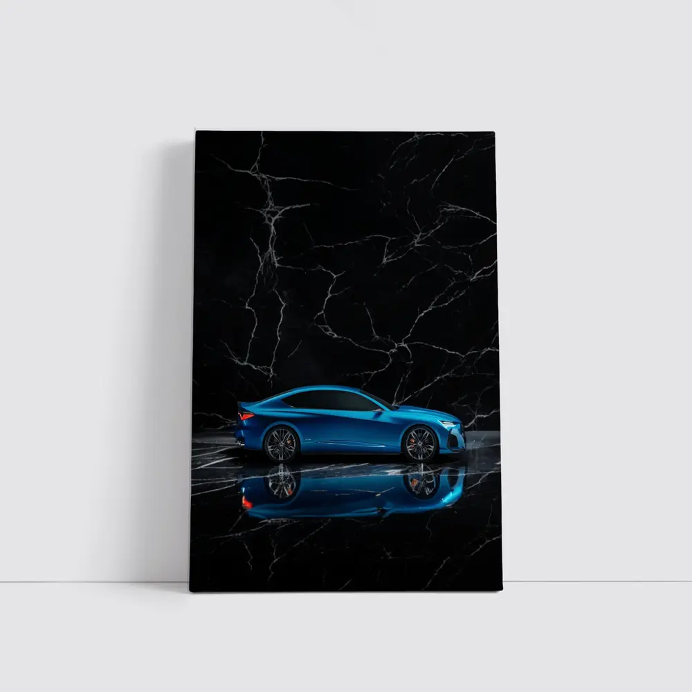 Acura TLX Type S Blue Marble Studio – Wall Art