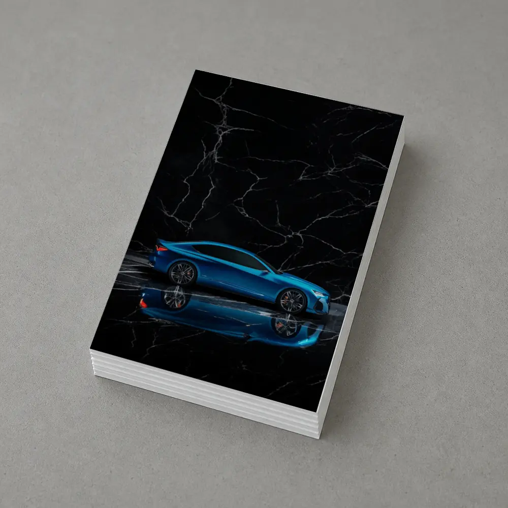 Acura TLX Type S Blue Marble Studio – Postcards