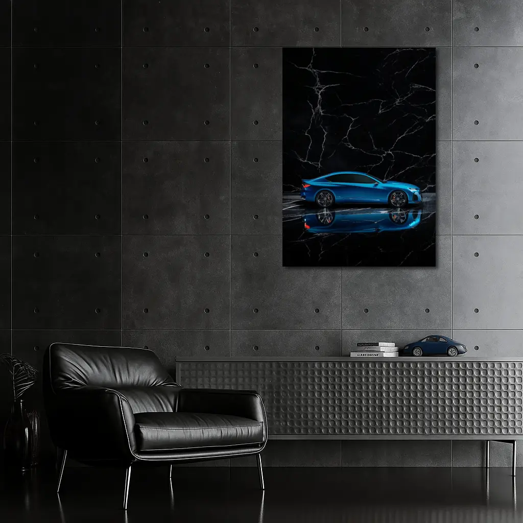 Acura TLX Type S Blue Marble Studio – Wall Art
