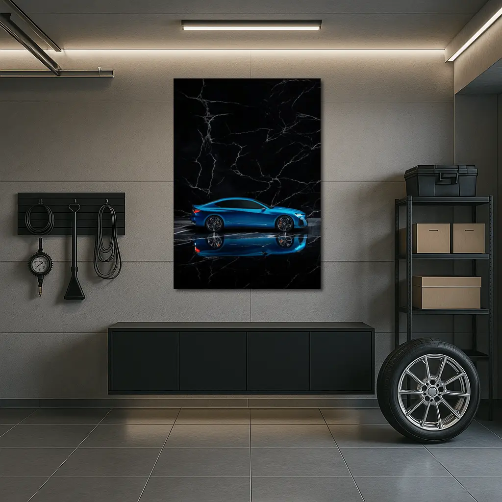 Acura TLX Type S Blue Marble Studio – Wall Art