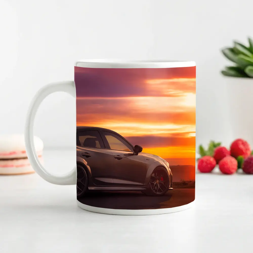 Acura Type S Sedan Golden Sunset Sky – Mugs