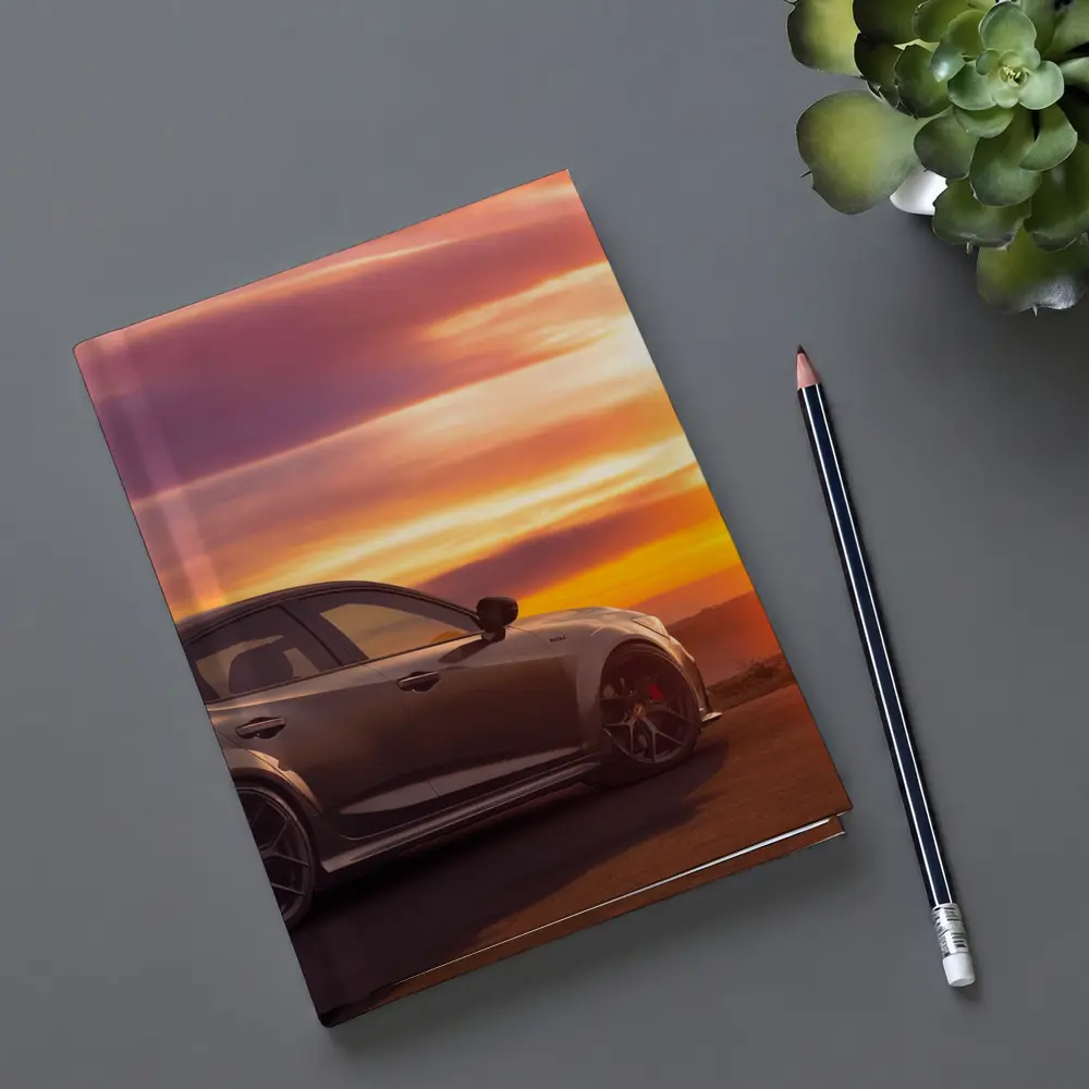 Acura Type S Sedan Golden Sunset Sky – Notebooks