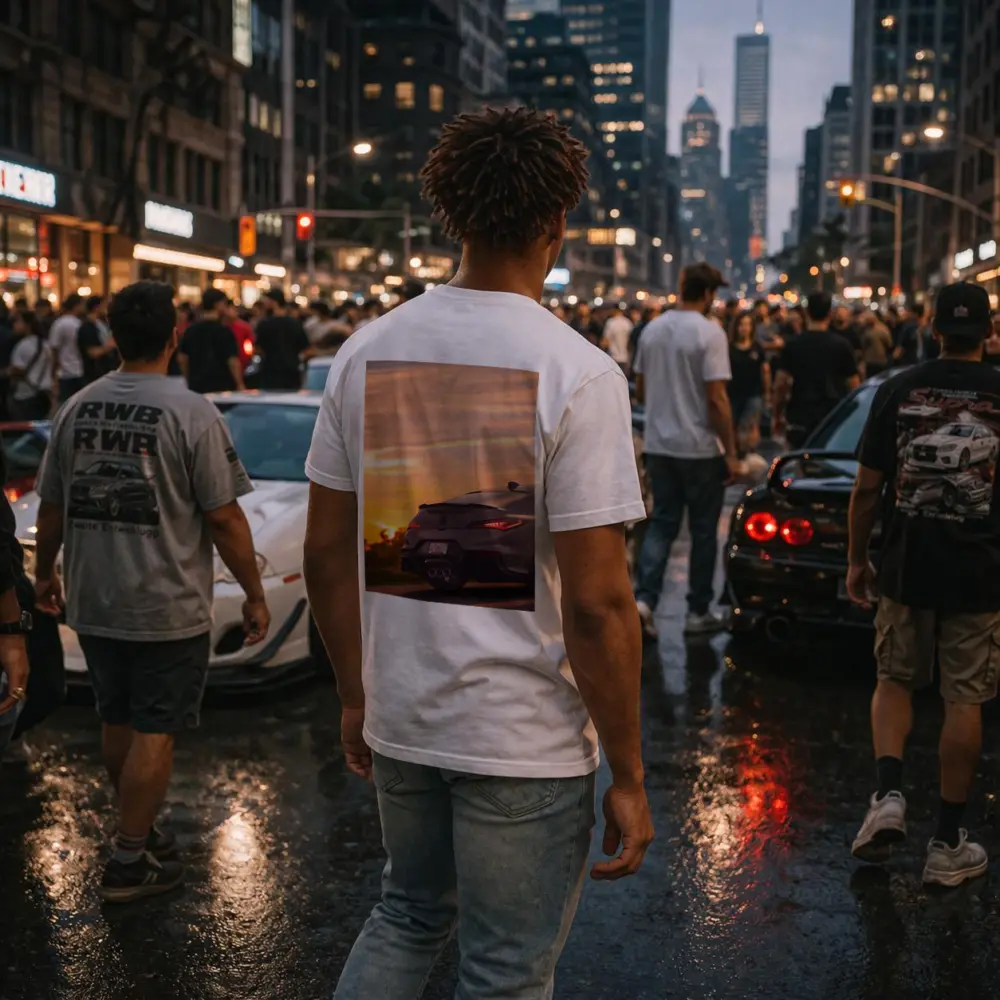 Acura Integra Type S Sunset Sky – T-Shirts
