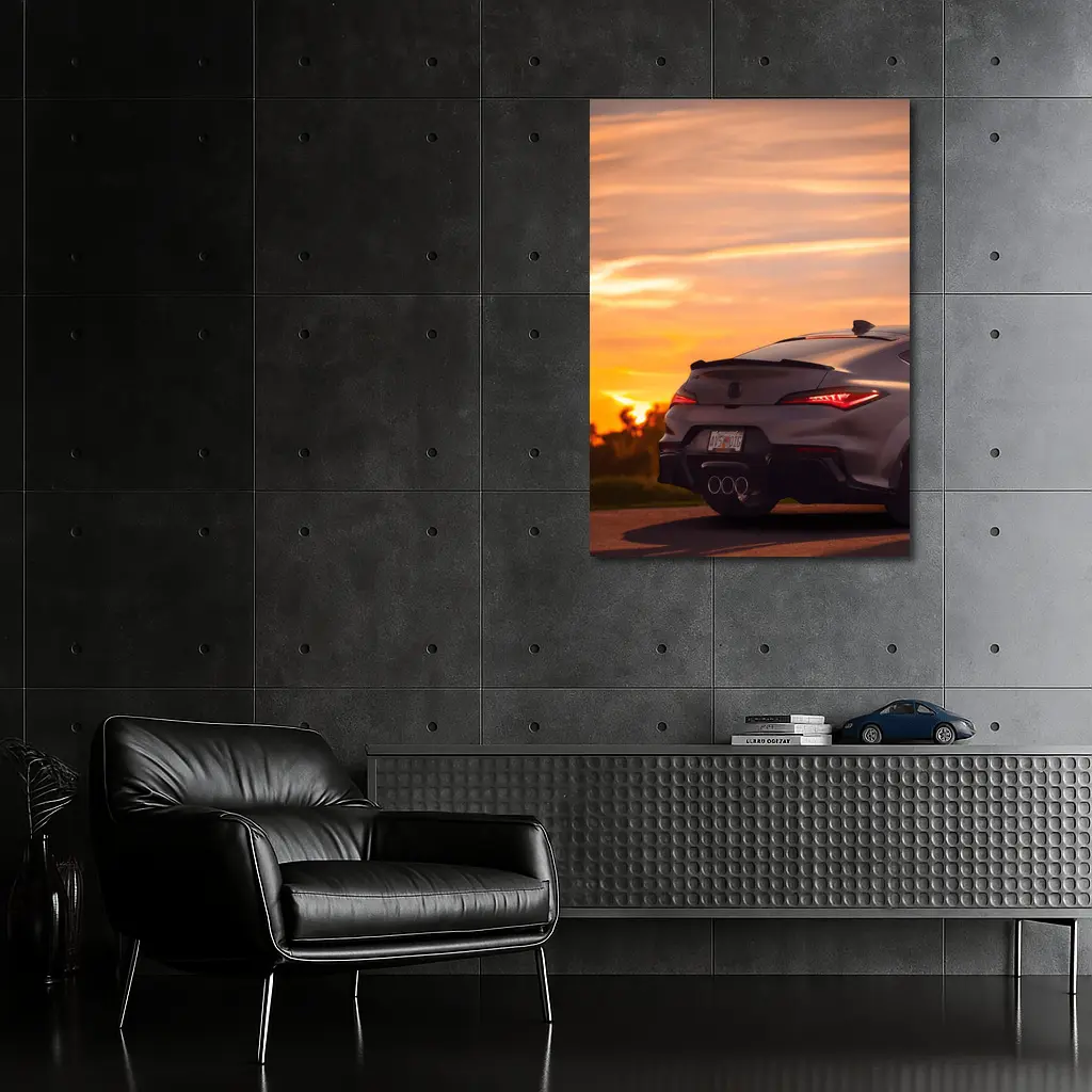 Acura Integra Type S Sunset Sky – Wall Art