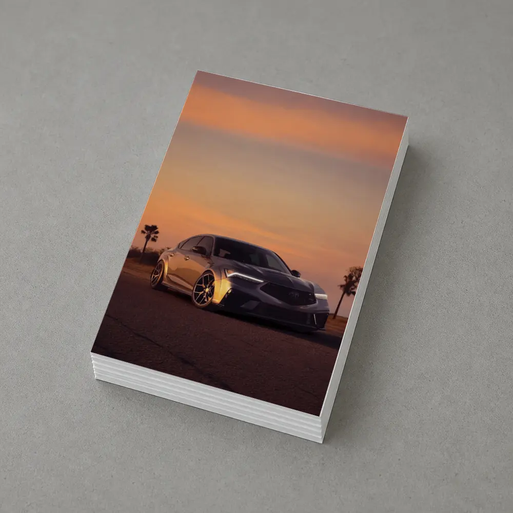 Acura Integra Type S Sunset Sky – Postcards