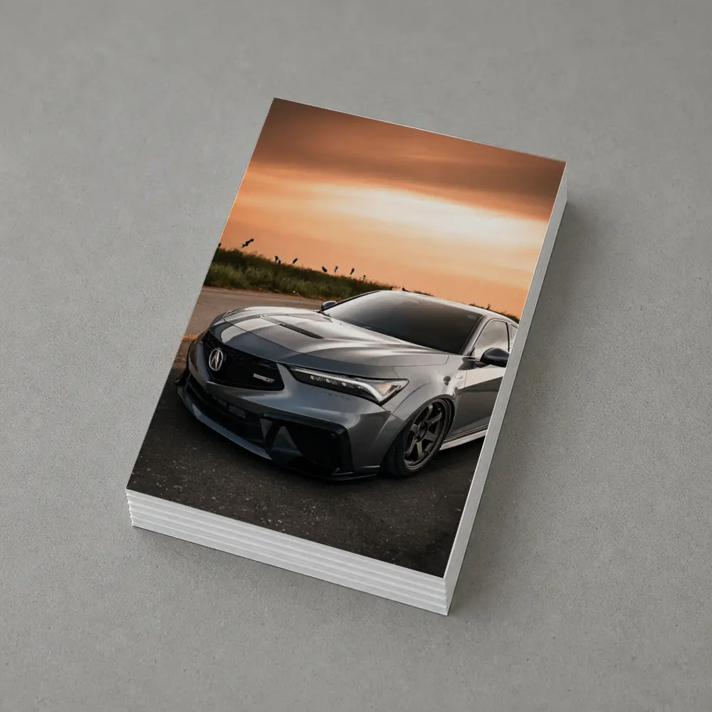 Acura TLX Type S Gray Sunset Sky – Postcards