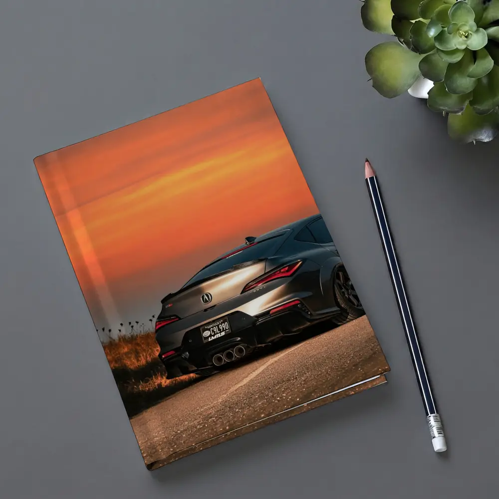 Acura Integra Type S Fiery Sunset Sky – Notebooks
