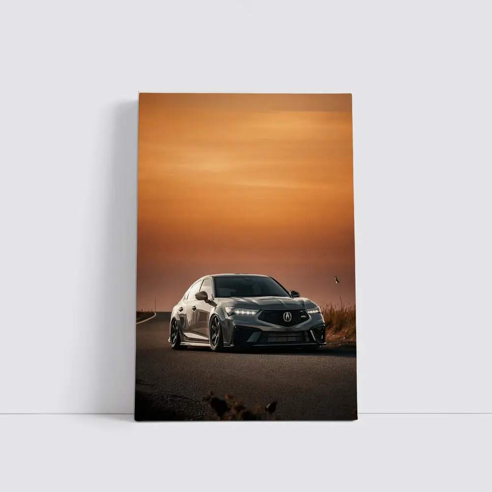 Acura TLX Type S Sunset Road Drive – Wall Art
