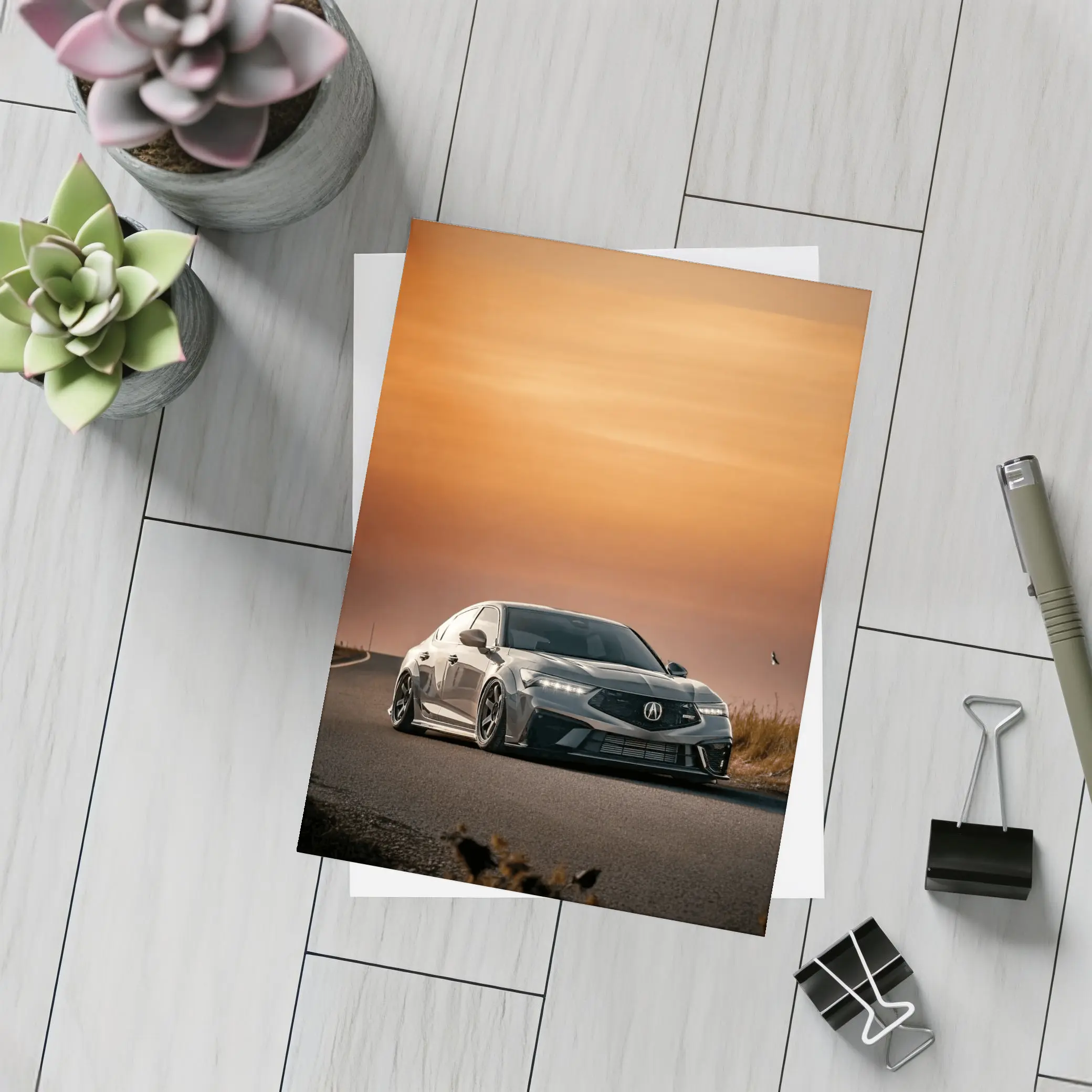 Acura TLX Type S Sunset Road Drive – Postcards