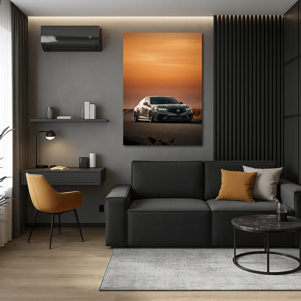 Acura TLX Type S Sunset Road Drive – Wall Art