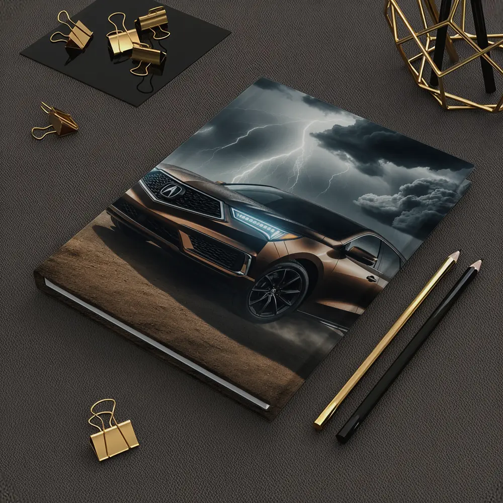 Acura MDX Storm Lightning Desert Dirt Road – Notebooks