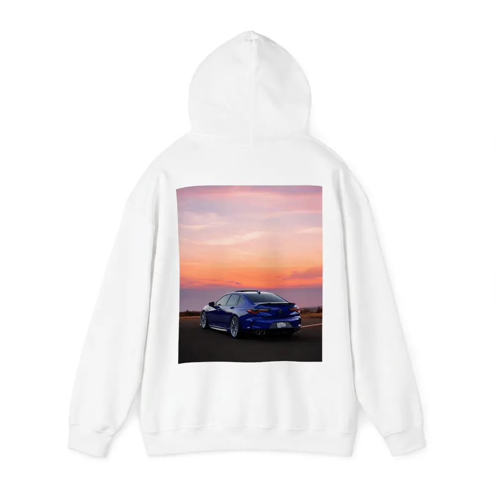 Acura TLX Blue Sedan Sunset Sky – Hoodies