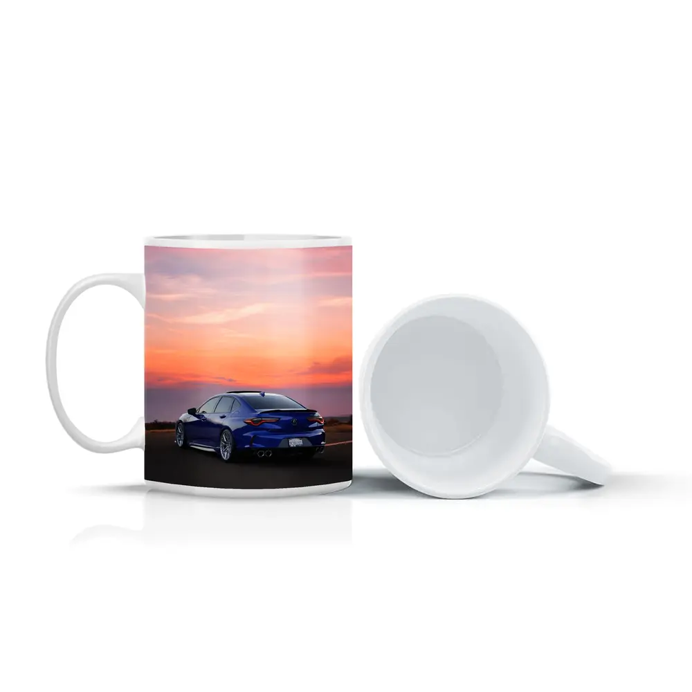 Acura TLX Blue Sedan Sunset Sky – Mugs