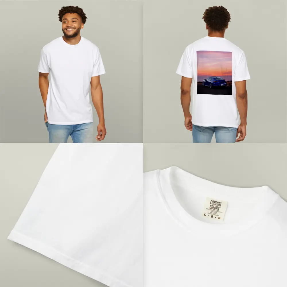 Acura TLX Blue Sedan Sunset Sky – T-Shirts