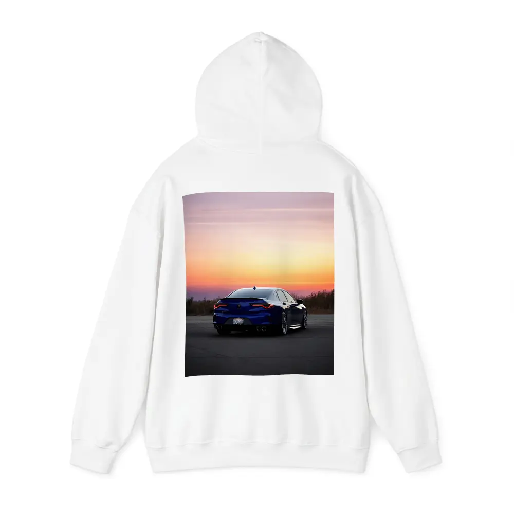 Acura TLX Blue Rear Sunset Sky – Hoodies
