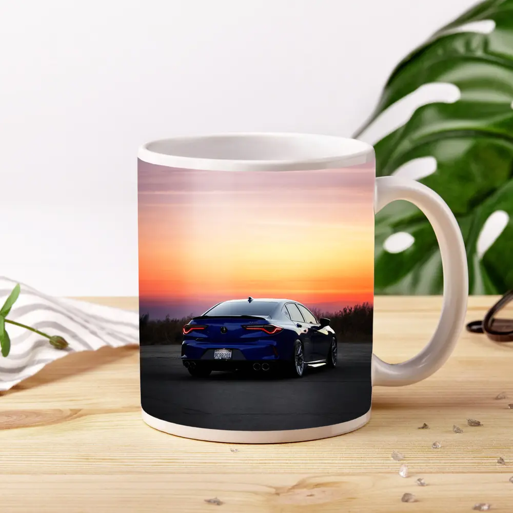 Acura TLX Blue Rear Sunset Sky – Mugs