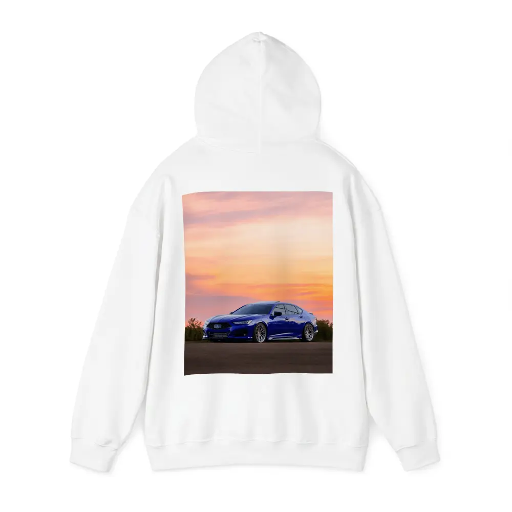 Acura TLX Blue Sedan Sunset Sky – Hoodies