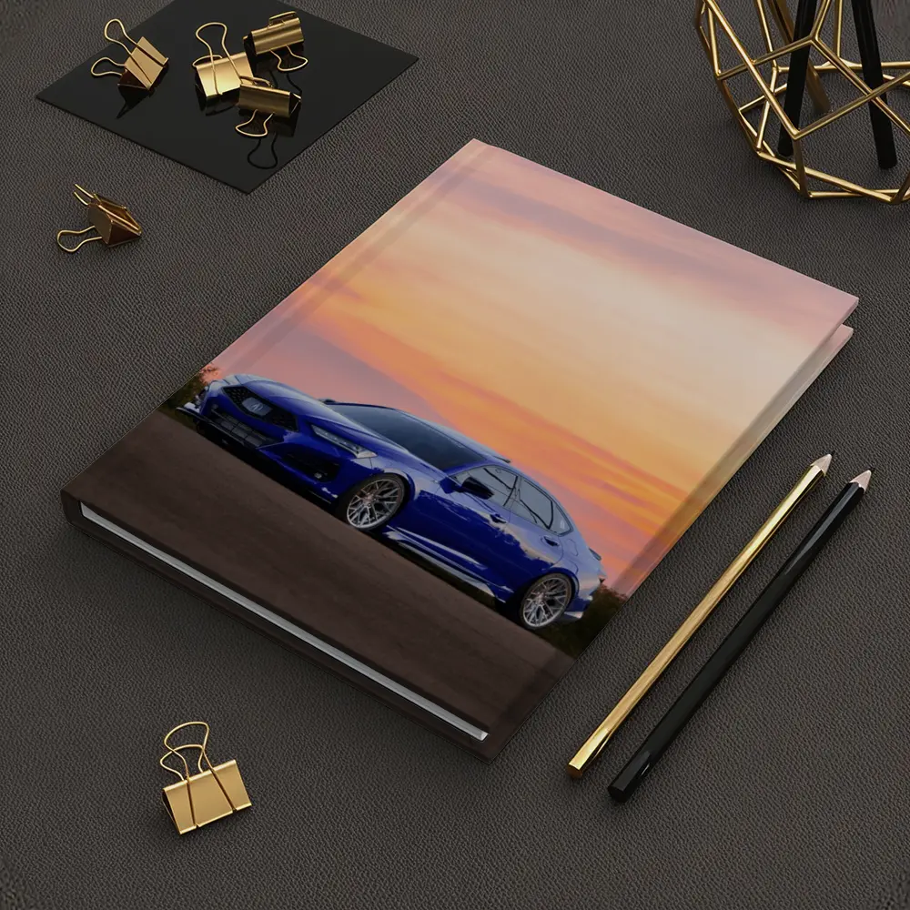 Acura TLX Blue Sedan Sunset Sky – Notebooks