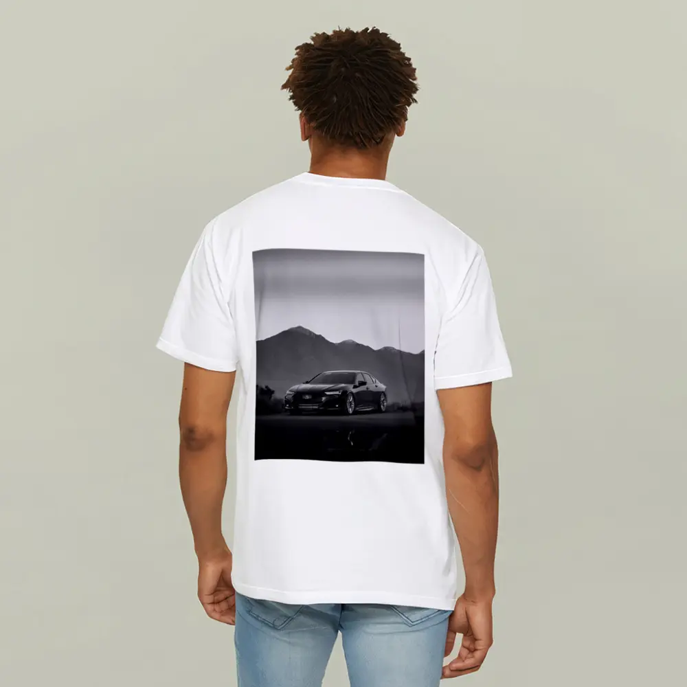 Acura TLX Black Sedan Mountain Dusk – T-Shirts