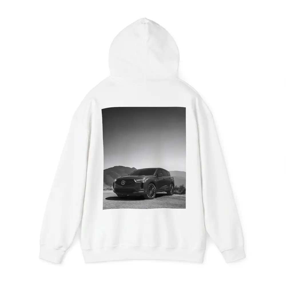 Acura MDX Black White Mountain Desert Scene – Hoodies