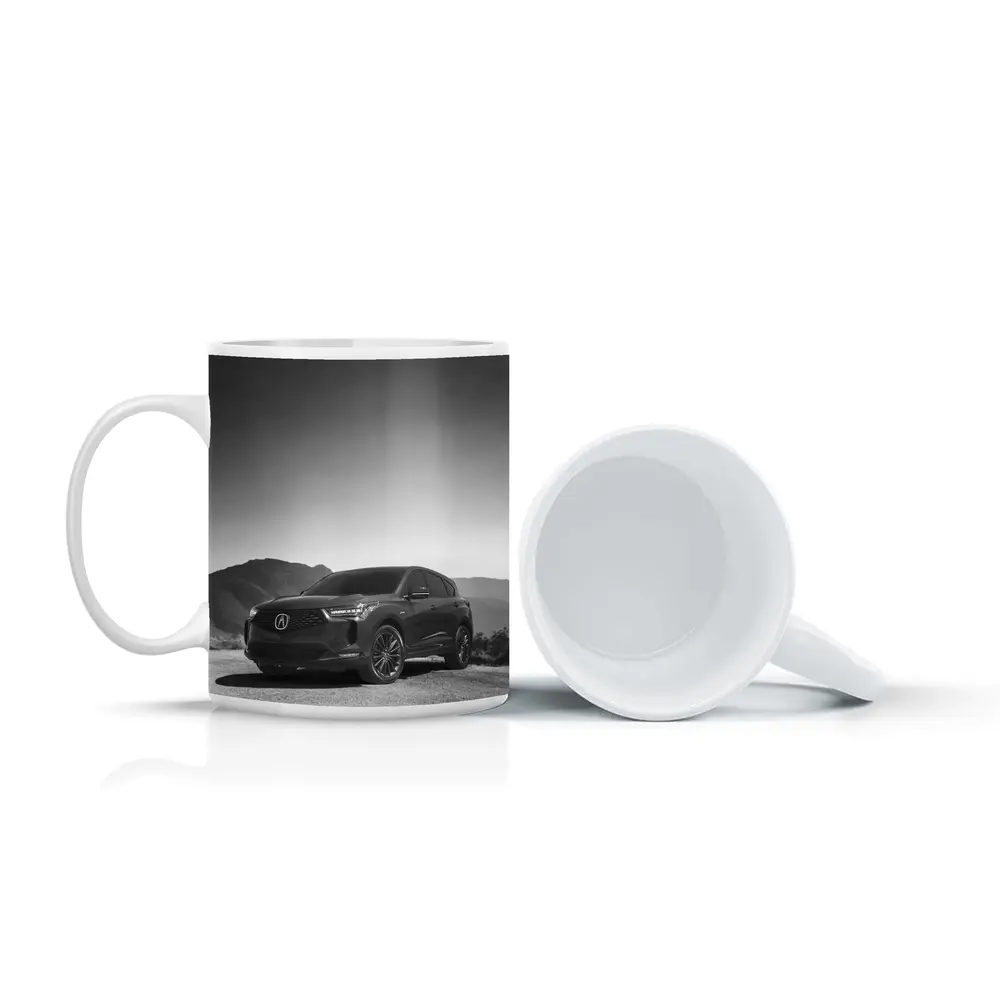 Acura MDX Black White Mountain Desert Scene – Mugs