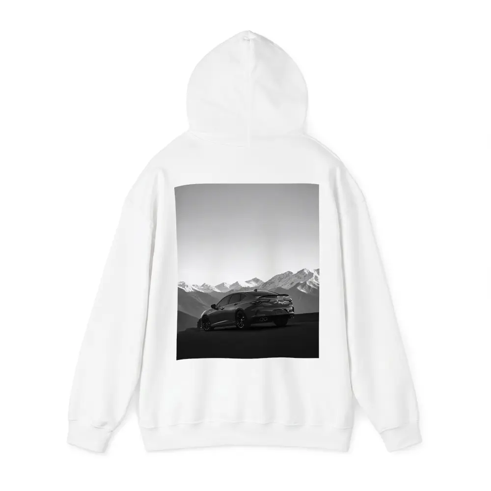 Acura TLX Black White Mountain Range – Hoodies