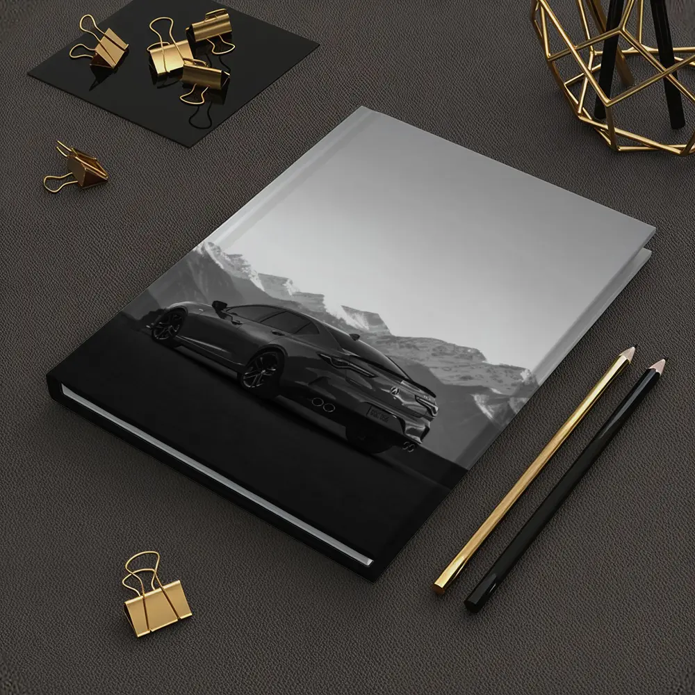 Acura TLX Black White Mountain Range – Notebooks