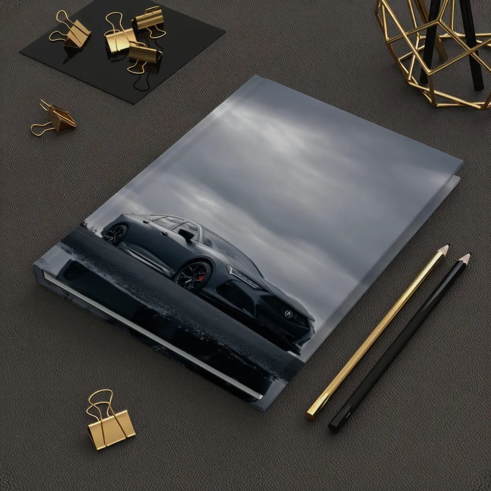 Acura TLX Matte Gray Cloudy Sky Reflection – Notebooks