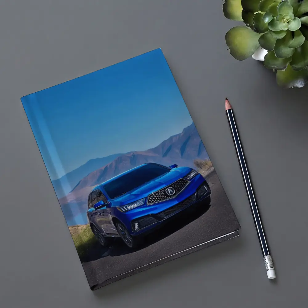 Acura MDX Blue SUV Mountain Road – Notebooks