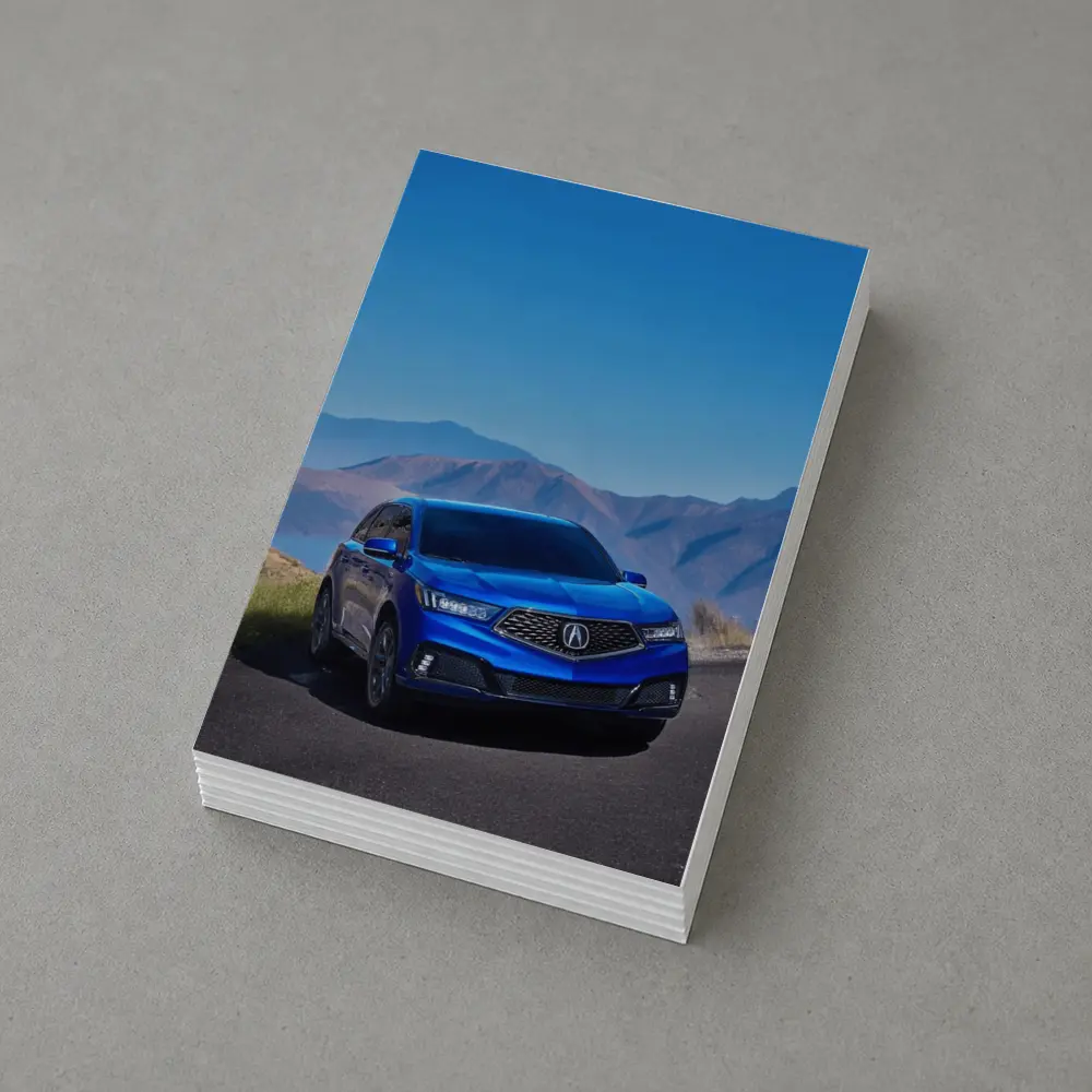 Acura MDX Blue SUV Mountain Road – Postcards