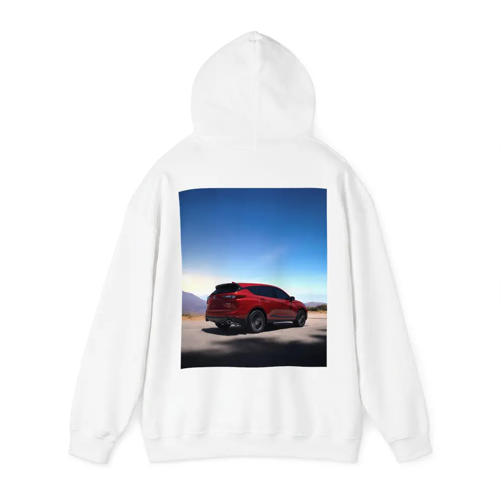 Acura RDX Red SUV Mountain Road View – Hoodies