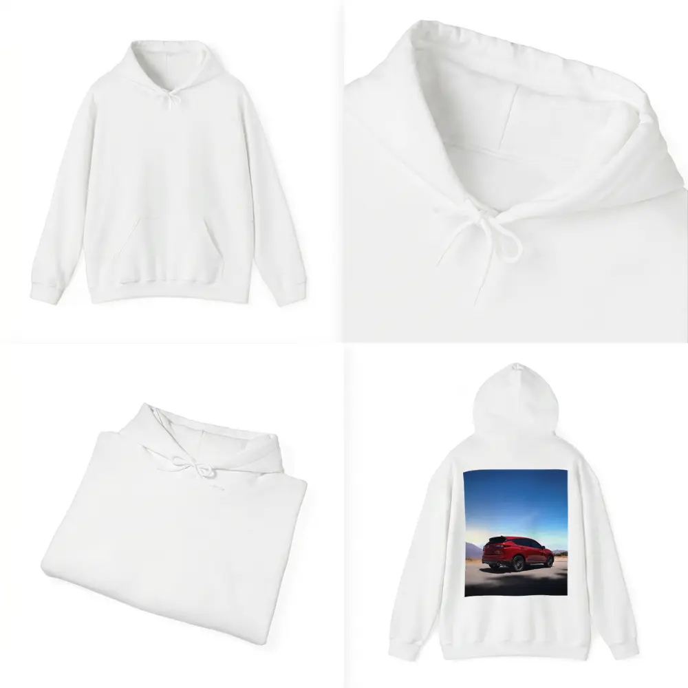 Acura RDX Red SUV Mountain Road View – Hoodies