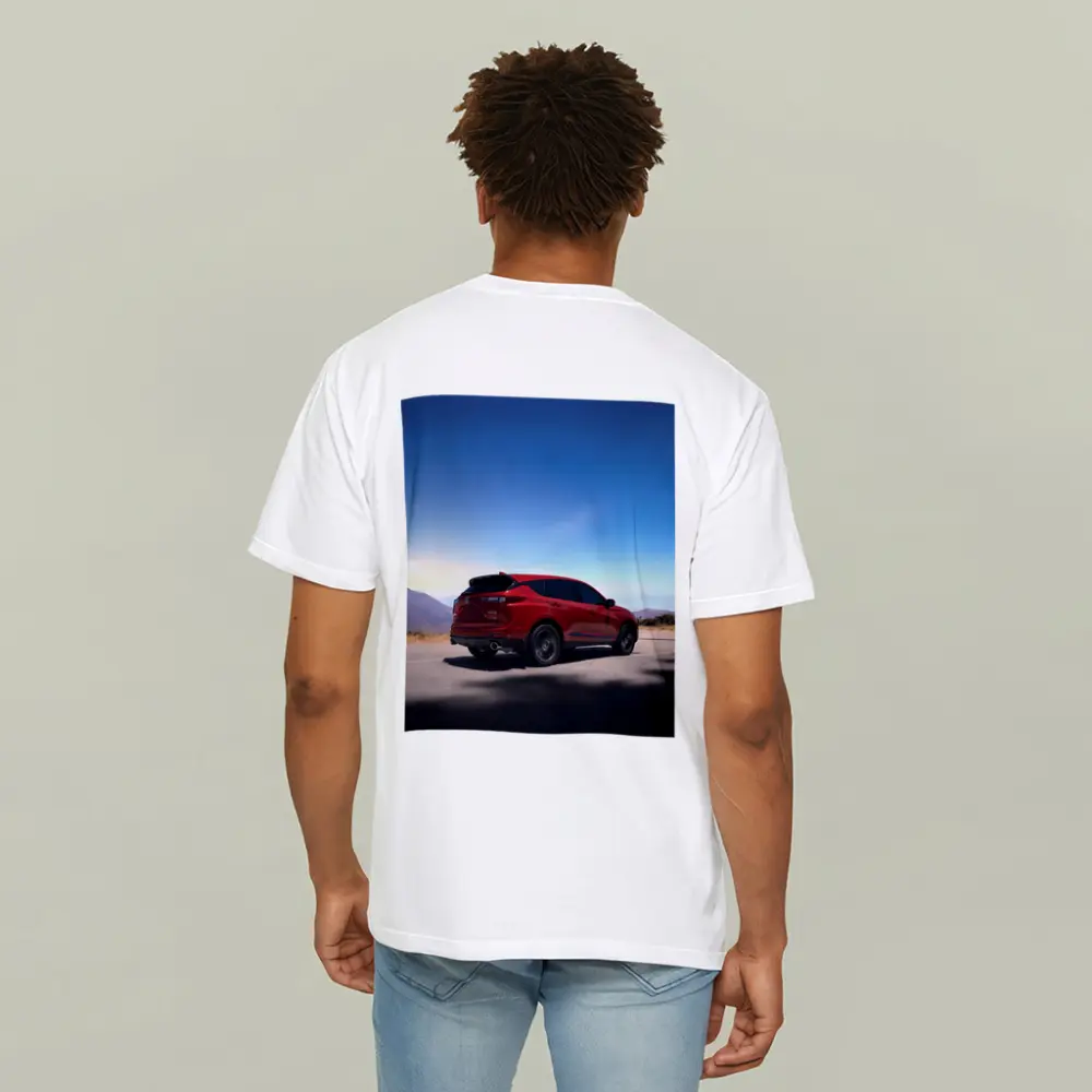 Acura RDX Red SUV Mountain Road View – T-Shirts
