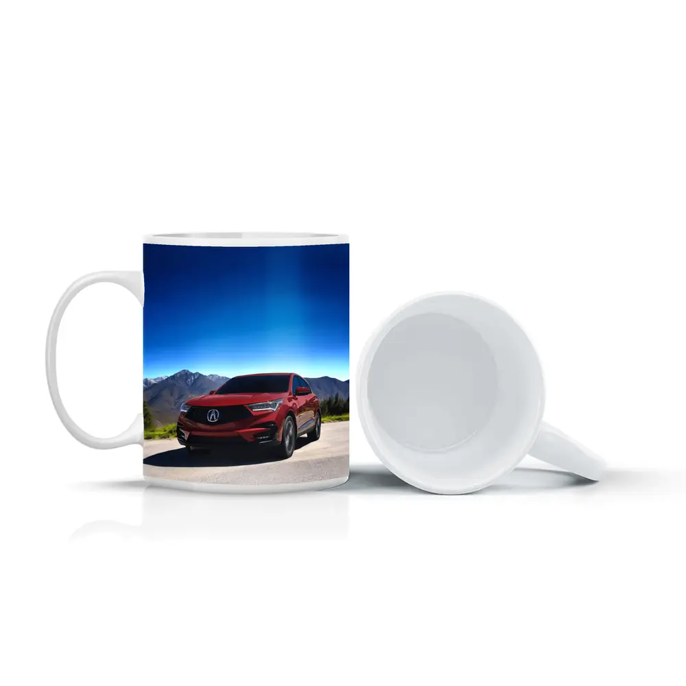 Acura RDX Red SUV Mountain Road – Mugs