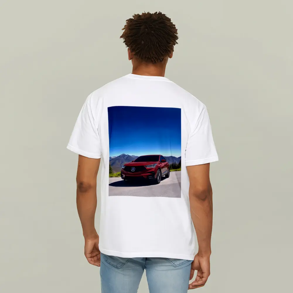Acura RDX Red SUV Mountain Road – T-Shirts